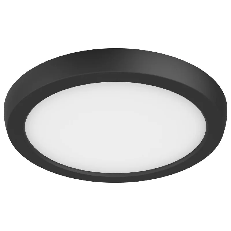 Shock - Resistant Industrial Lighting for Vibrating Machinery AreasBlink 7 in. LED Round Disk Light 11W Selectable CCT Black Finish Shock - Resistant Industrial Lighting for Vibrating Machinery AreasBlink 7 in. LED Round Disk Light 11W Selectable CCT Black Finish