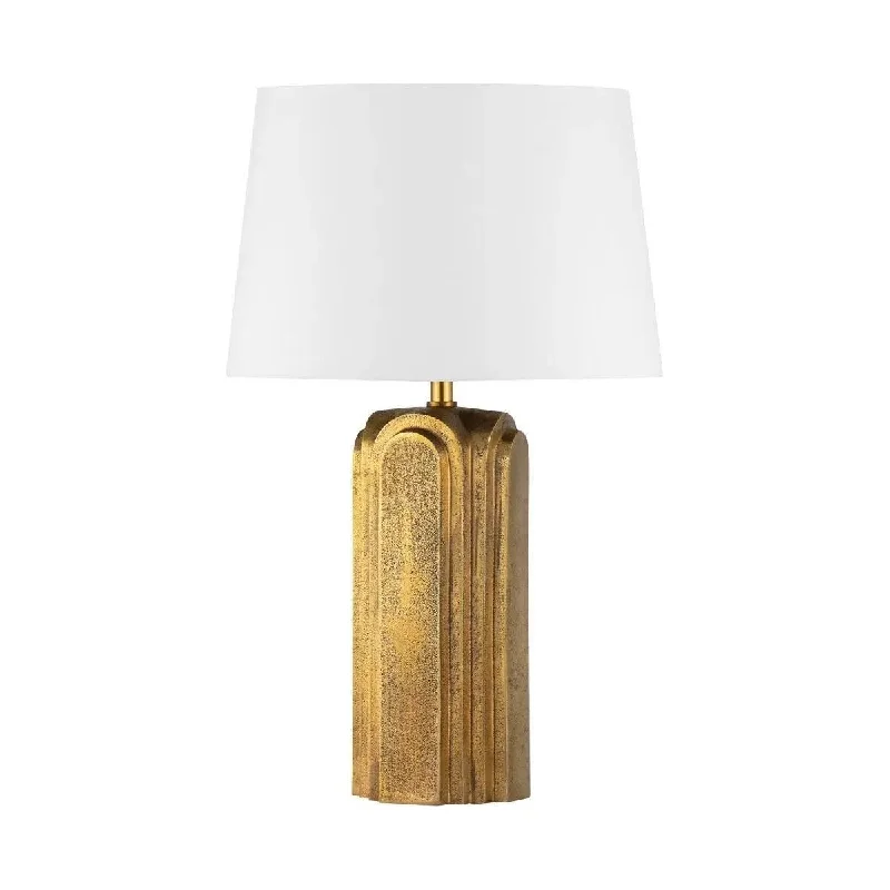 Track lighting with colored glass accentsBergman Table Lamp