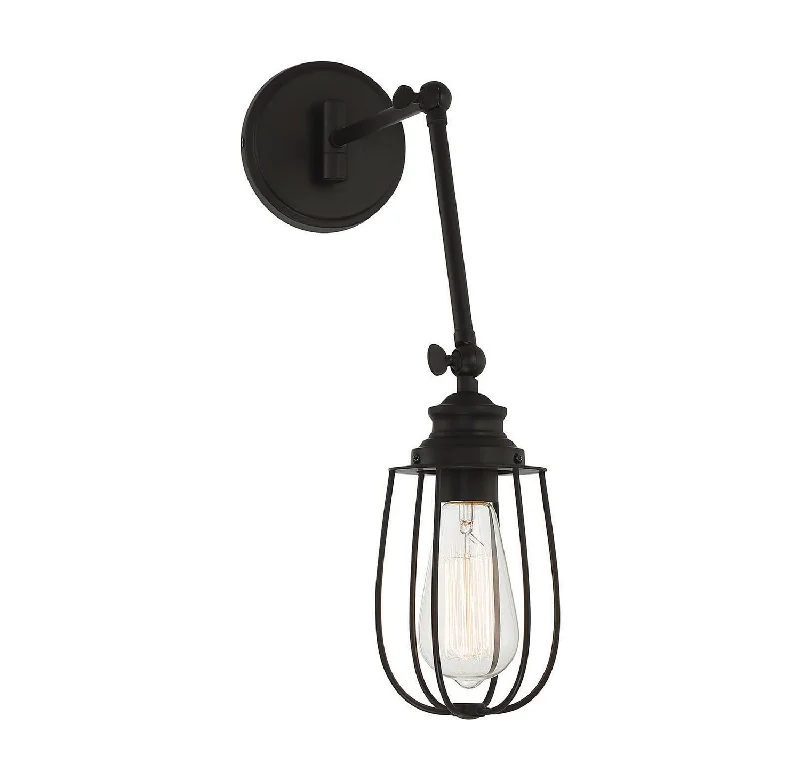 Industrial Lighting for Woodworking FactoriesOne Light Wall Sconce
