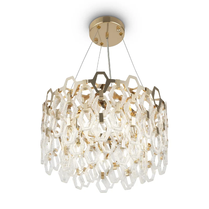 Track lighting for modernizing traditional interiorsTissage Crystal Ceiling Light - Gold Finish Track lighting for modernizing traditional interiorsTissage Crystal Ceiling Light - Gold Finish