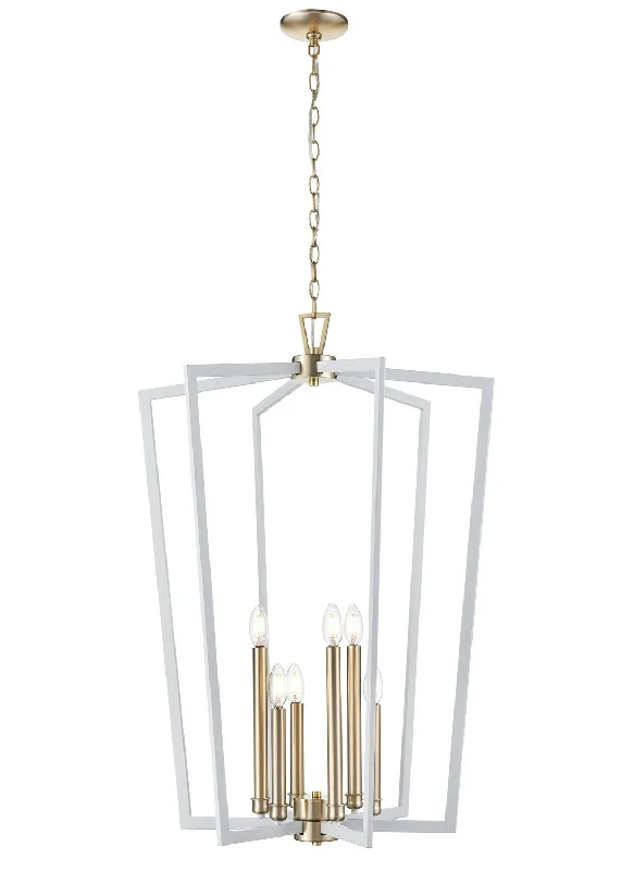 Industrial Lighting for Food Processing FactoriesLizabeth Six Light Pendant