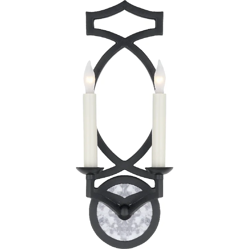 Track lighting for outdoor gardensBrittany Double Sconce