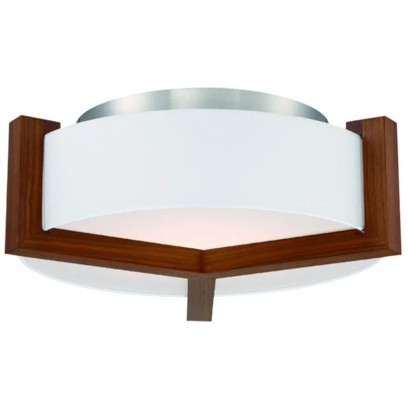 Industrial Area Lighting for Large Open SpacesSegment 20 in. LED Flush Mount Light Brown Finish Industrial Area Lighting for Large Open SpacesSegment 20 in. LED Flush Mount Light Brown Finish