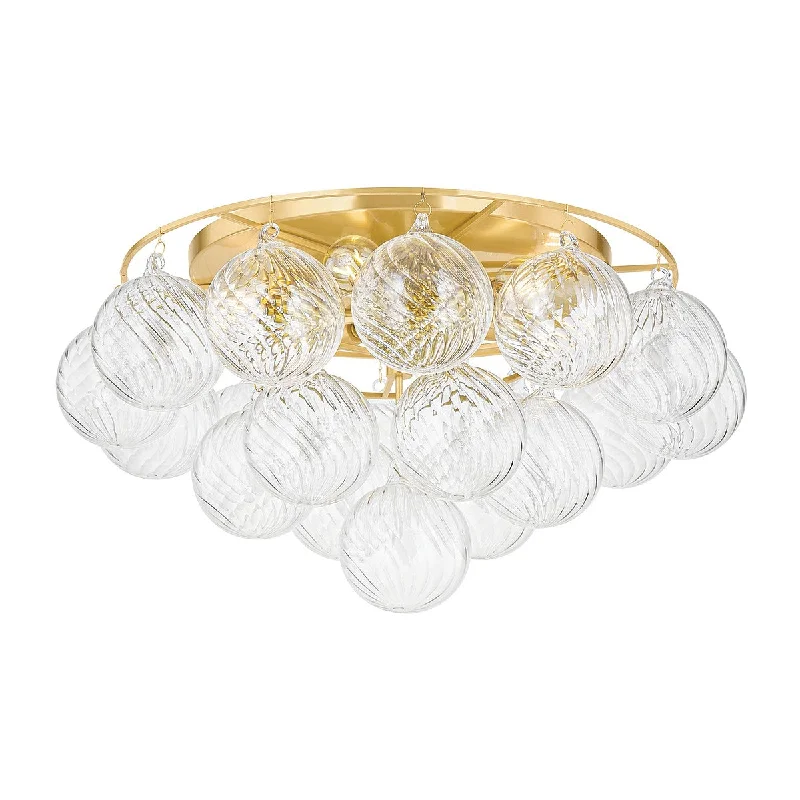 Industrial Lighting for Furniture FactoriesMimi Six Light Flush Mount