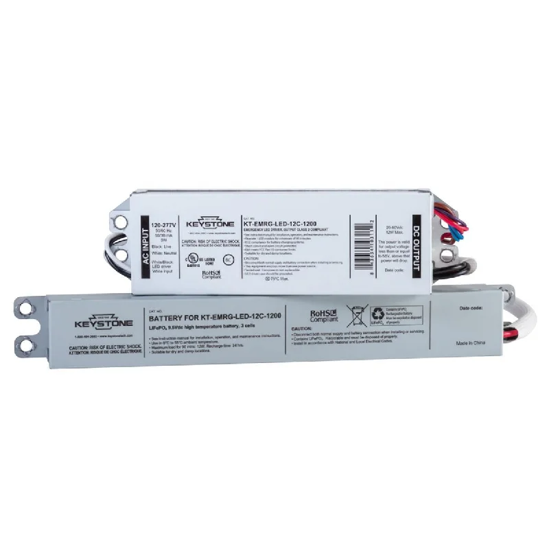 Industrial Ceiling - Mounted Lighting for Assembly PlantsLED Emergency Drivers, 12 Watts, 20-60V DC Output, 1200 lumens, External Battery Industrial Ceiling - Mounted Lighting for Assembly PlantsLED Emergency Drivers, 12 Watts, 20-60V DC Output, 1200 lumens, External Battery