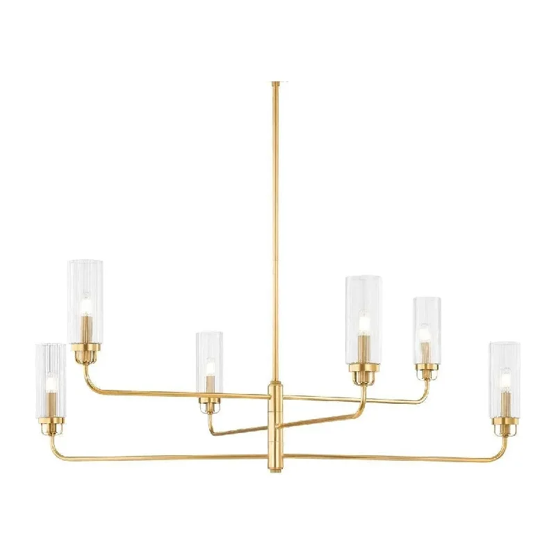 Track lighting with swivel heads for precise aimingHalifax Chandelier