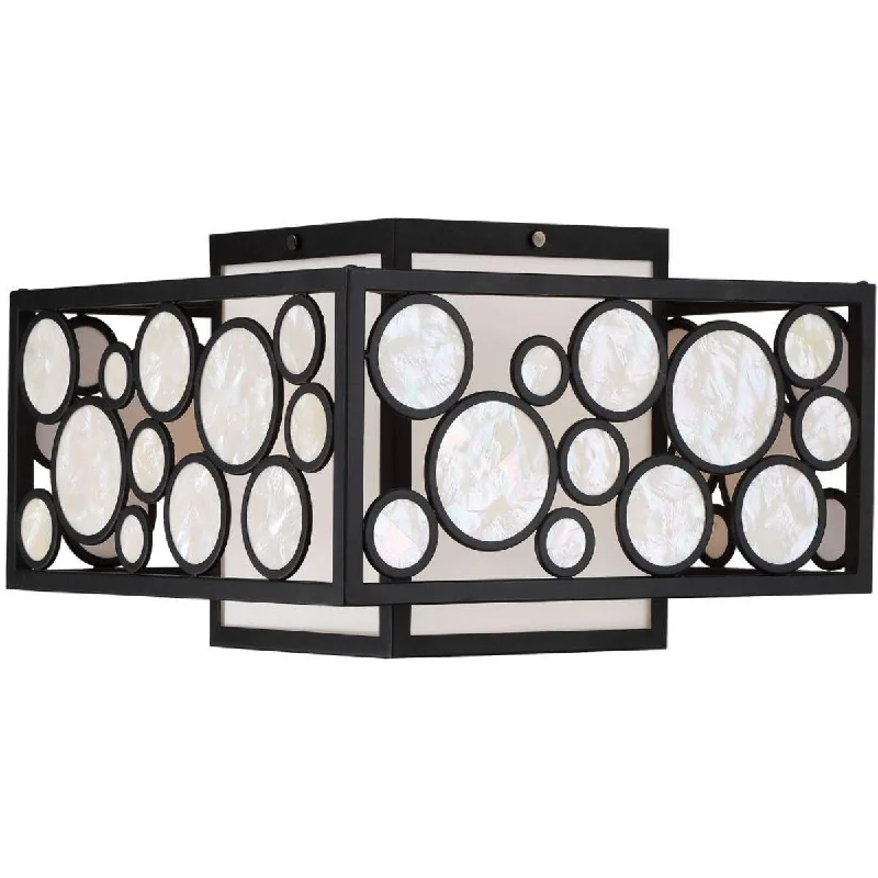 Industrial Lighting for Metal Fabrication ShopsMosaic 15 in. 2 lights Flush Mount Light Oil Rubbed Bronze Finish Industrial Lighting for Metal Fabrication ShopsMosaic 15 in. 2 lights Flush Mount Light Oil Rubbed Bronze Finish