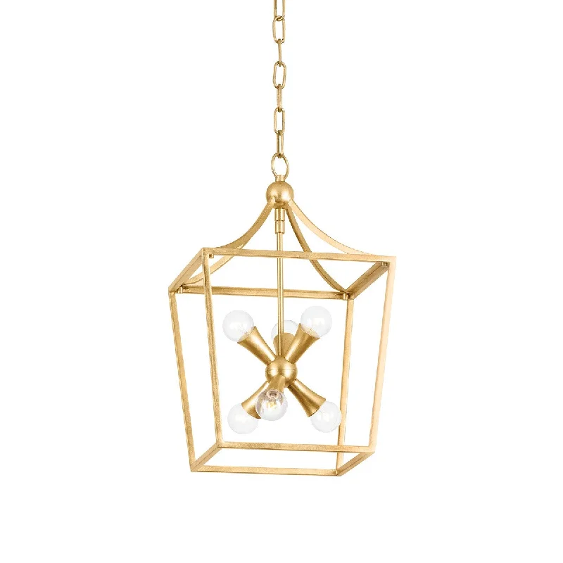 Dimmable Industrial Lighting for Ambiance ControlKendall Six Light Lantern