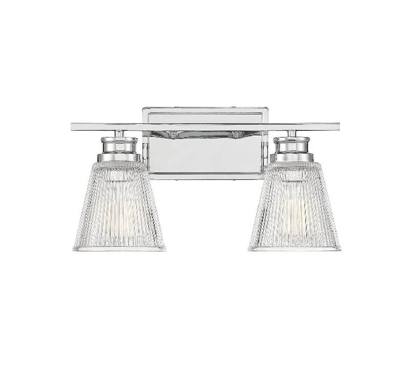 Industrial Area Lighting for Large Open SpacesMbath Two Light Bathroom Vanity