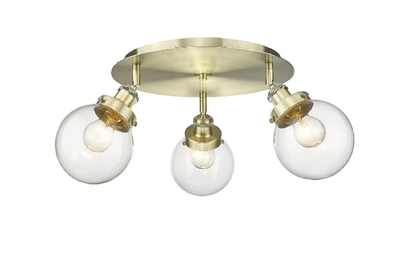 Color - Tunable Industrial Lighting for Special ApplicationsDowntown Urban Three Light Flush Mount Color - Tunable Industrial Lighting for Special ApplicationsDowntown Urban Three Light Flush Mount