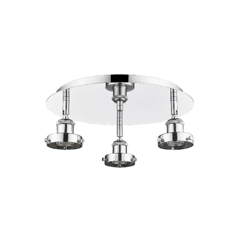 Industrial Flood Lighting for Outdoor Loading DocksDowntown Urban Three Light Flush Mount Industrial Flood Lighting for Outdoor Loading DocksDowntown Urban Three Light Flush Mount
