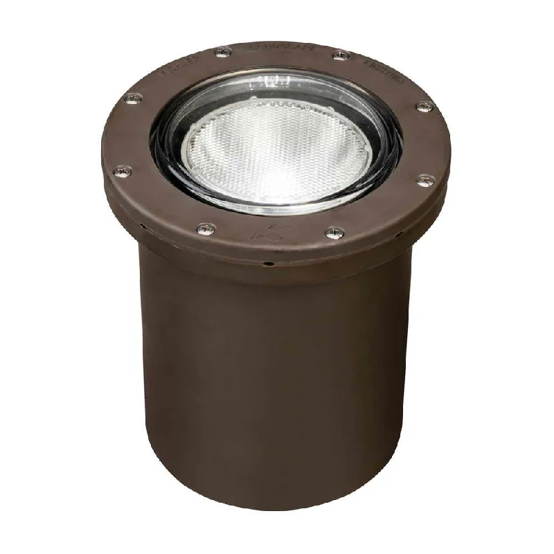 Industrial Lighting for Textile Mills120V Landscape In-Ground Light  Bronze