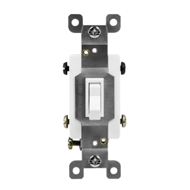 Waterproof Industrial Lighting for Wet Areas15 Amp Toggle Light Switch, 4-Way, White