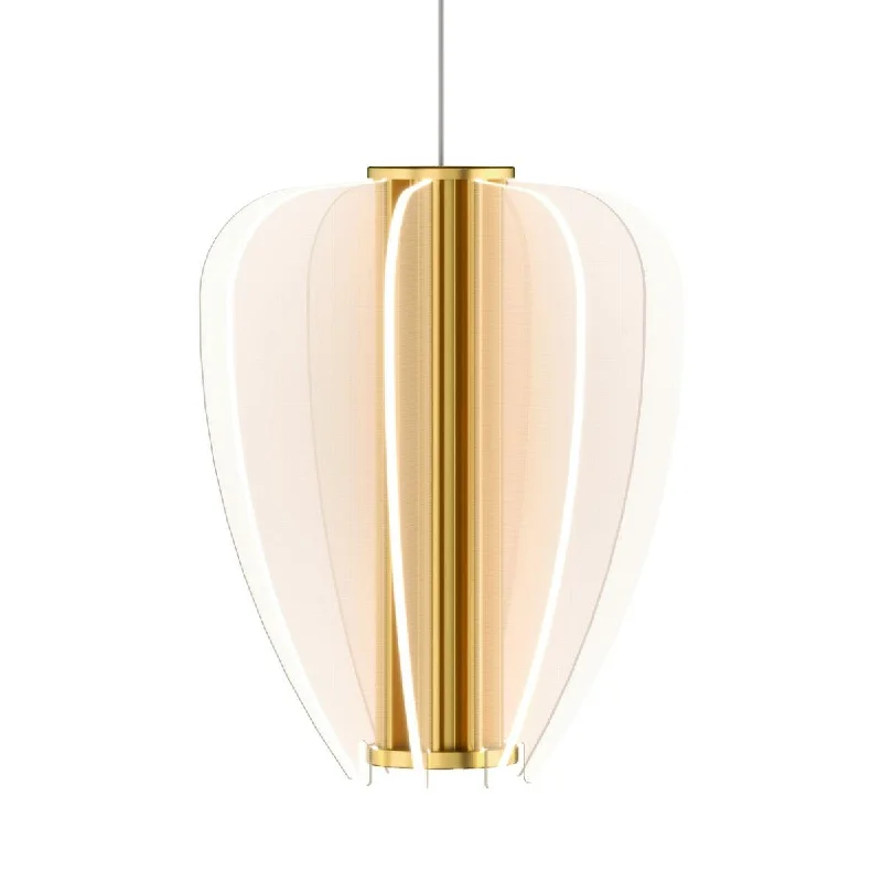 Industrial Wall - Mounted Lighting for Workshop WallsNyra LED Pendant Light 1668 Lumens 3000K MonoRail Brass Finish Industrial Wall - Mounted Lighting for Workshop WallsNyra LED Pendant Light 1668 Lumens 3000K MonoRail Brass Finish