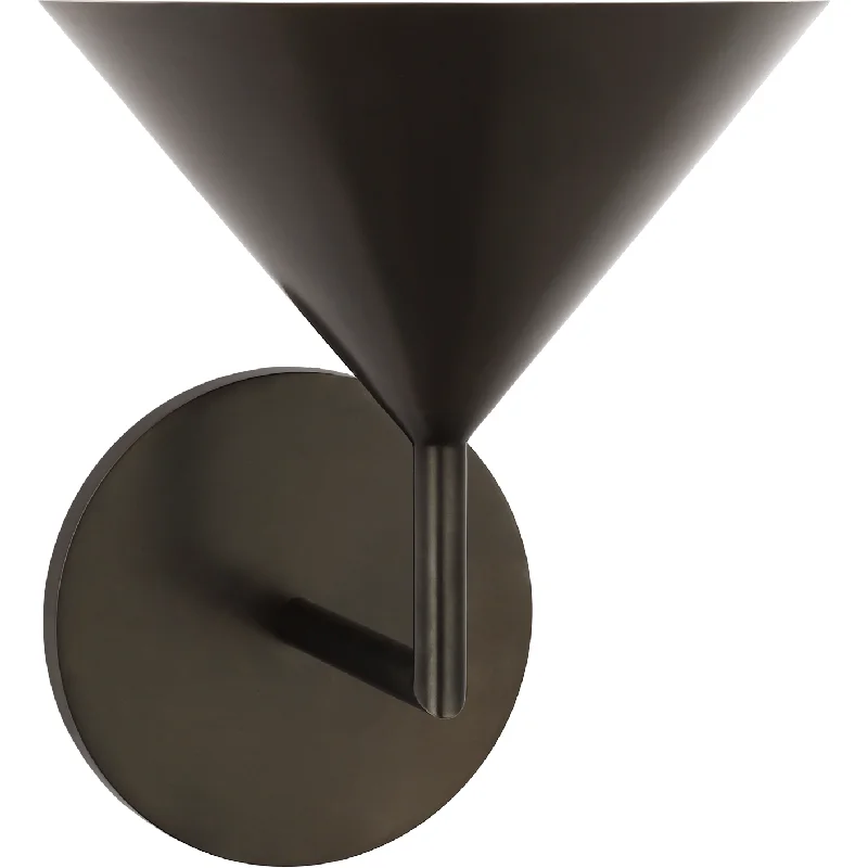 Contemporary track lighting in black finishOrsay Small Single Sconce