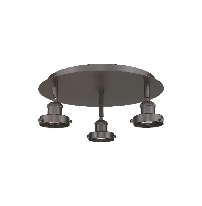 Industrial Lighting for Metal Fabrication ShopsDowntown Urban Three Light Flush Mount Industrial Lighting for Metal Fabrication ShopsDowntown Urban Three Light Flush Mount