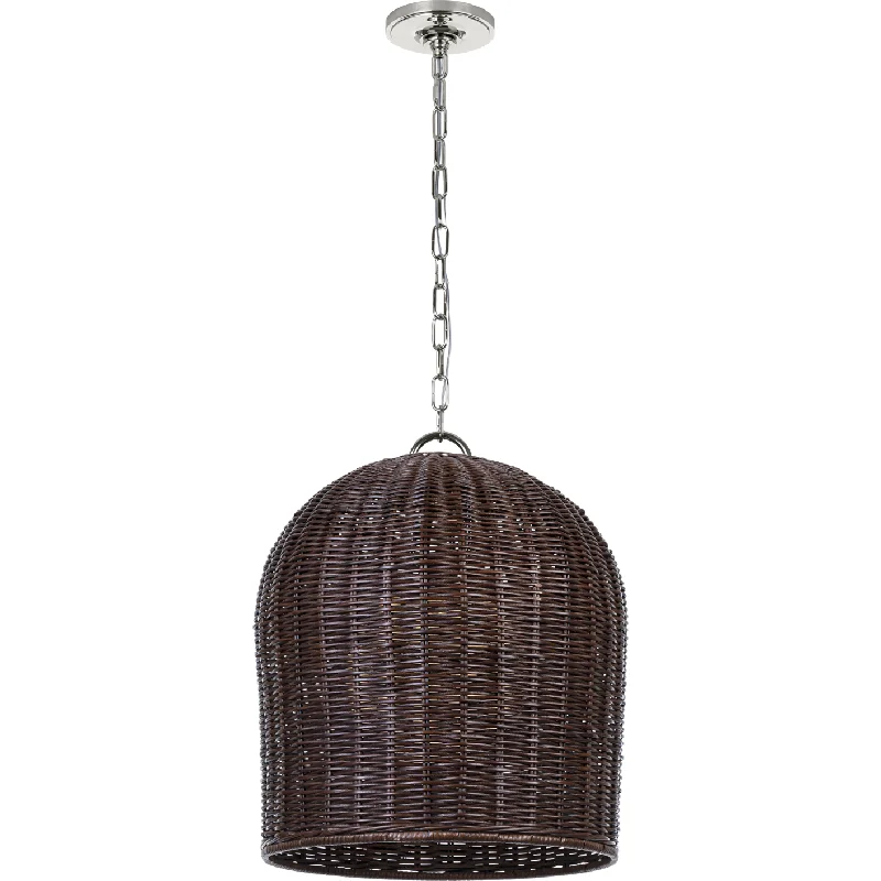 Track lighting with adjustable armsNancy 18" Woven Hanging Shade
