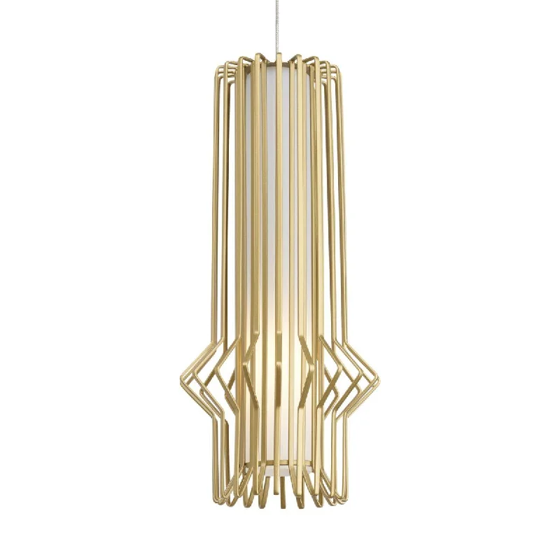 Industrial Pendant Lighting for Machine ShopsMini Syrma 6 in. Pendant Light Monopoint Gold Finish Industrial Pendant Lighting for Machine ShopsMini Syrma 6 in. Pendant Light Monopoint Gold Finish