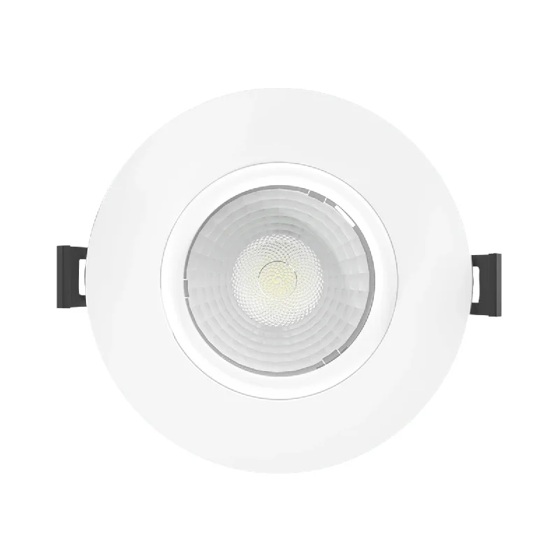 Industrial Area Lighting for Large Open Spaces4" Gimbal Canless LED Downlight, 1050 Lumens, Selectable 2700K to 5000K, 38° Spot, Smooth Trim Industrial Area Lighting for Large Open Spaces4" Gimbal Canless LED Downlight, 1050 Lumens, Selectable 2700K to 5000K, 38° Spot, Smooth Trim