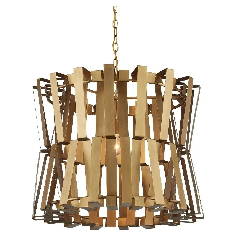 Track lighting with swivel heads for precise aimingChaconne Chandelier