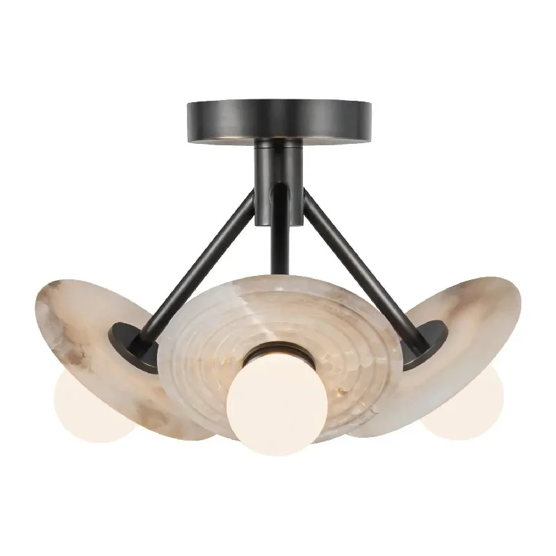 Commercial - grade track lighting for storesDahlia LED Semi Flush Mount