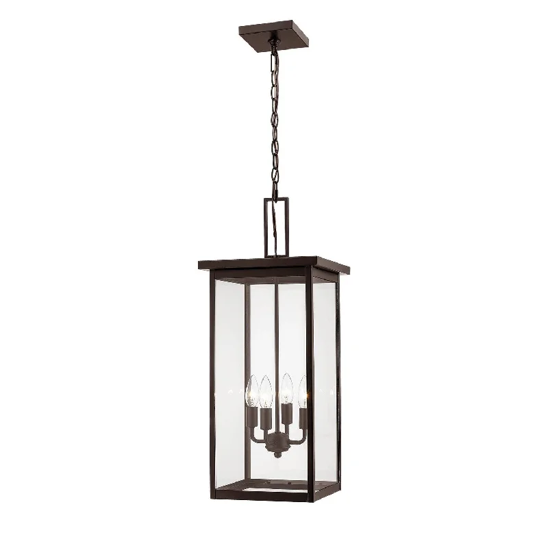 Industrial Lighting for Textile MillsBarkeley Four Light Outdoor Hanging Lantern