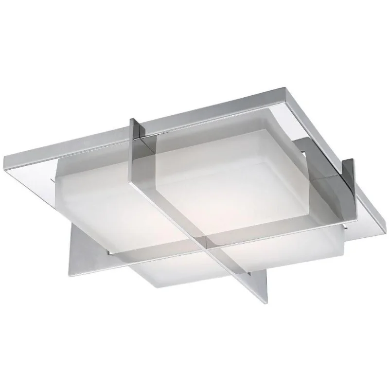 Corrosion - Resistant Industrial Lighting for Coastal FactoriesRazor 16 in. LED Flush Mount Light Stainless Steel Finish Corrosion - Resistant Industrial Lighting for Coastal FactoriesRazor 16 in. LED Flush Mount Light Stainless Steel Finish