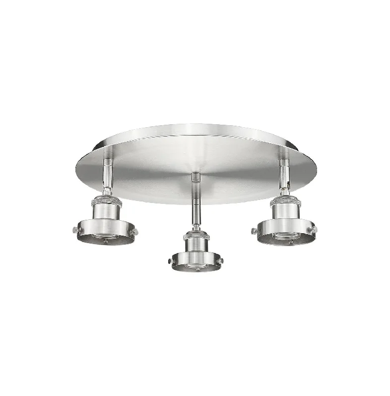 Industrial Flood Lighting for Outdoor Loading DocksDowntown Urban Three Light Flush Mount Industrial Flood Lighting for Outdoor Loading DocksDowntown Urban Three Light Flush Mount