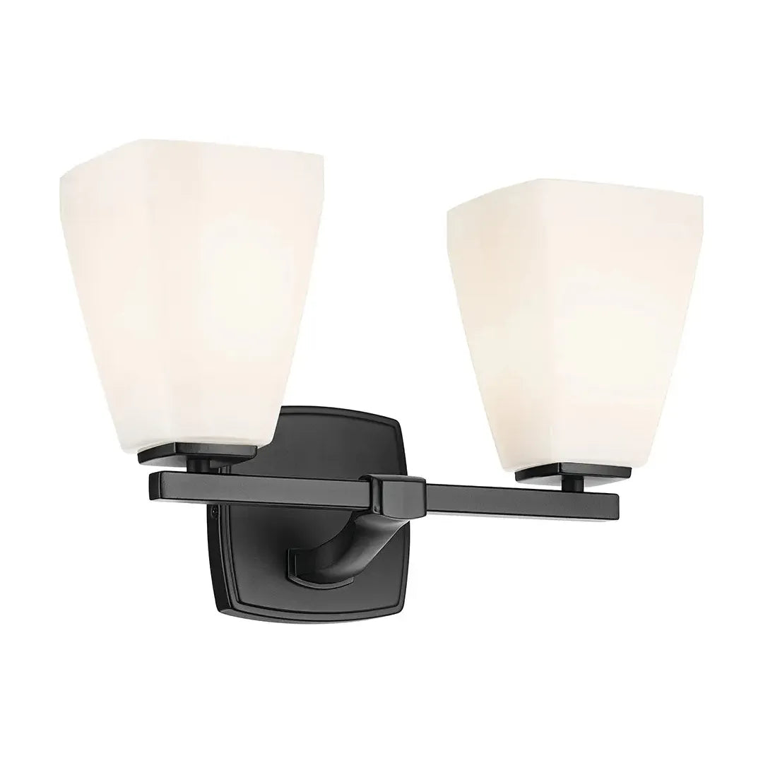 Contemporary track lighting in black finishMarant 14.25" 2-Light Vanity Light