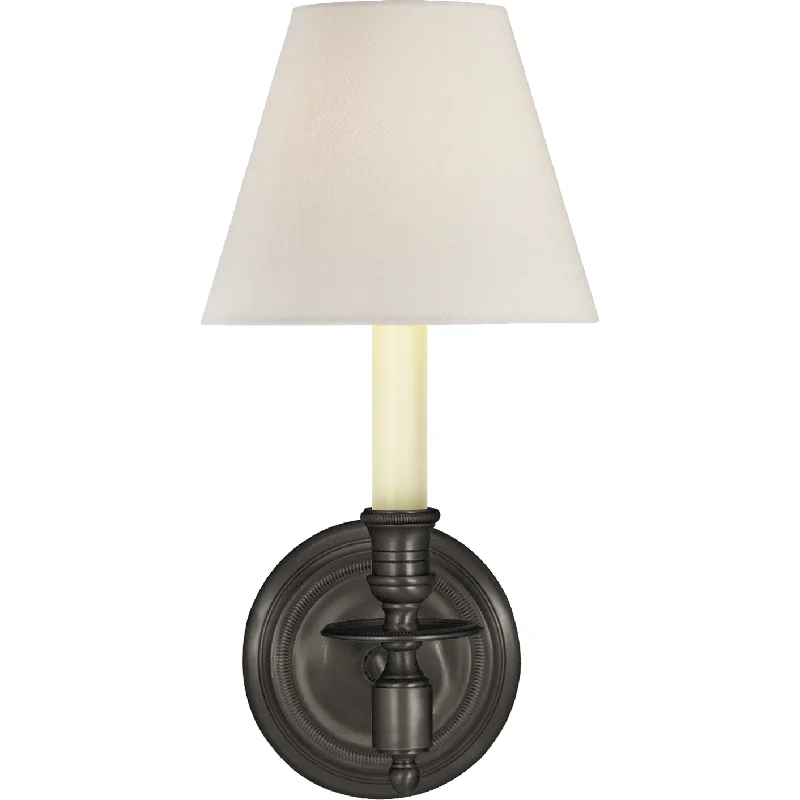 Low - voltage track lighting for safetyFrench Single Sconce