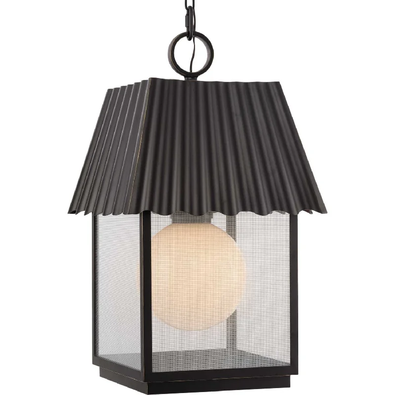 Industrial Ceiling - Mounted Lighting for Assembly PlantsPoint Dume-Hook Pond One Light Outdoor Hanging Lantern Industrial Ceiling - Mounted Lighting for Assembly PlantsPoint Dume-Hook Pond One Light Outdoor Hanging Lantern