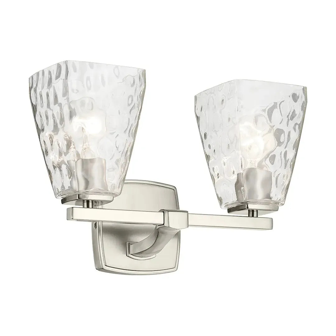 Modern track lighting with LED bulbsMarant 14.25" 2-Light Vanity Light
