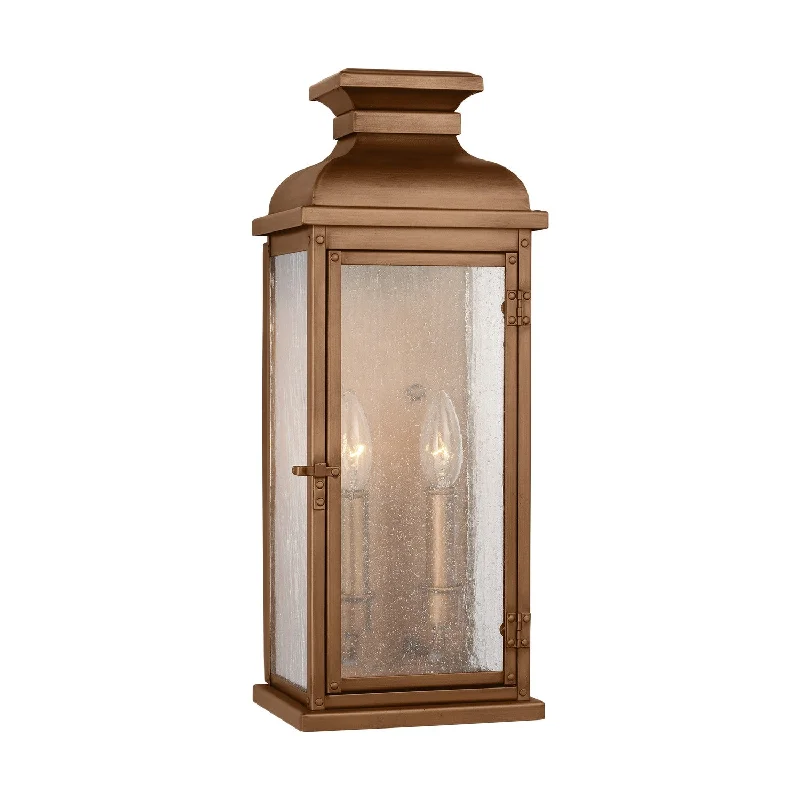 Industrial Task Lighting for Precision WorkstationsPediment Two Light Wall Lantern