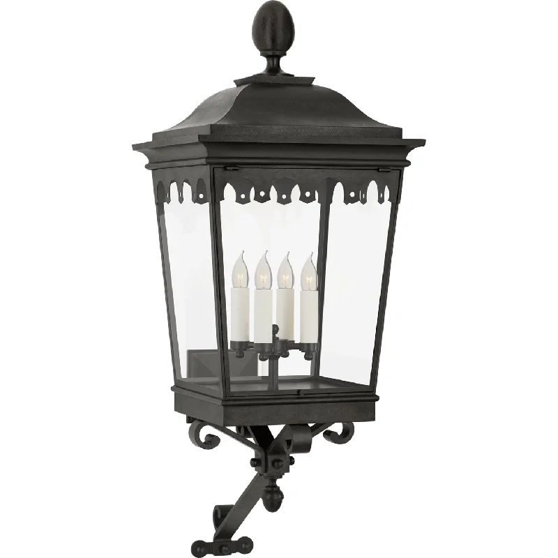 Track lighting for outdoor gardensRosedale Grand Large Bracketed Wall Lantern