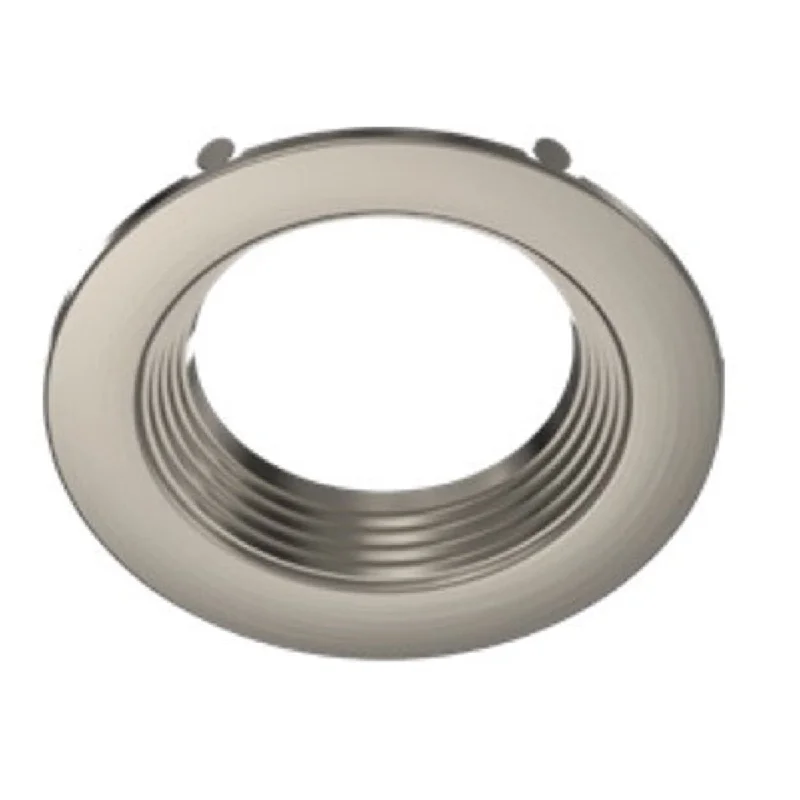 Industrial Lighting for Textile MillsInterchangeable Trim for AVIVA 6" LED Downlights, Brushed Nickel Baffle Industrial Lighting for Textile MillsInterchangeable Trim for AVIVA 6" LED Downlights, Brushed Nickel Baffle