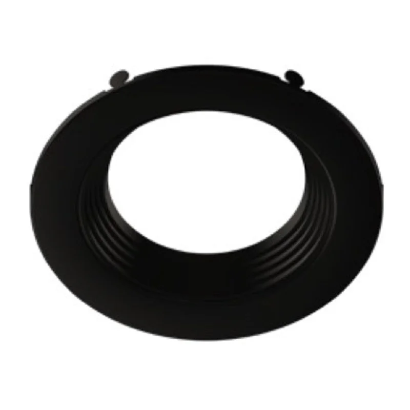Industrial Lighting for Chemical PlantsInterchangeable Trim for AVIVA 4" LED Downlights, Matte Black Baffle Industrial Lighting for Chemical PlantsInterchangeable Trim for AVIVA 4" LED Downlights, Matte Black Baffle