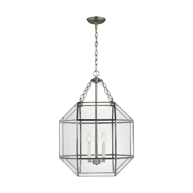 Industrial Lighting with High CRI (Color Rendering Index) for True Color PerceptionMorrison Three Light Lantern Industrial Lighting with High CRI (Color Rendering Index) for True Color PerceptionMorrison Three Light Lantern