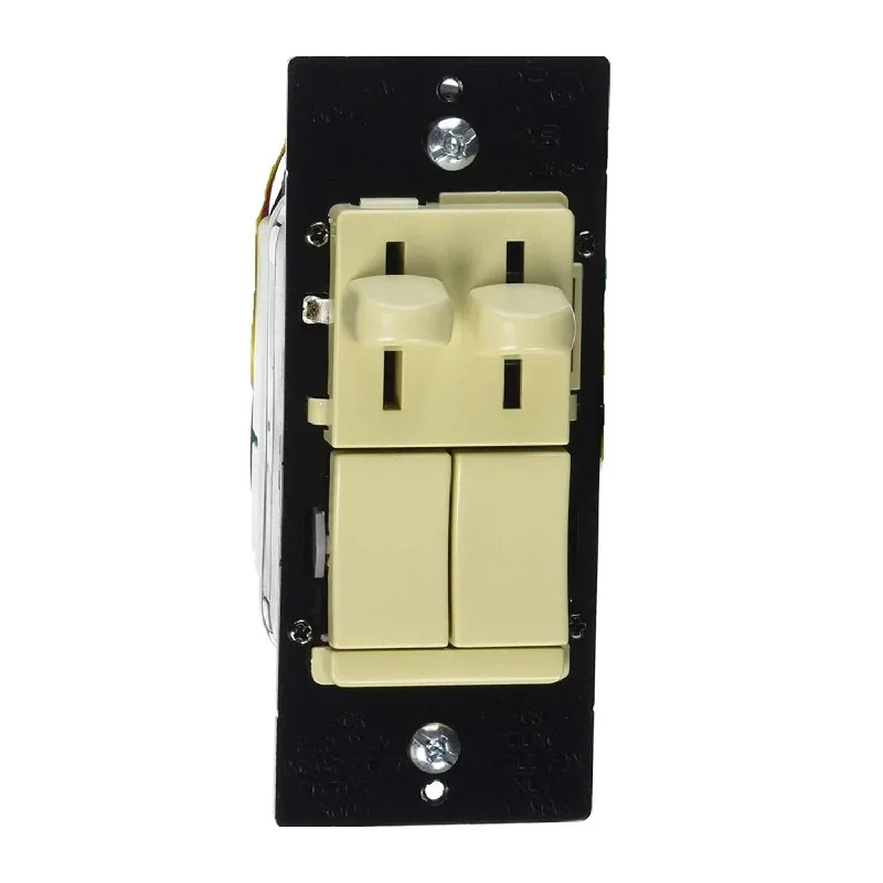 Industrial Flood Lighting for Outdoor Loading DocksDual Slide LED Dimmer and 3-Speed Fan Control, Single Pole or 3 Way, Preset, Ivory Industrial Flood Lighting for Outdoor Loading DocksDual Slide LED Dimmer and 3-Speed Fan Control, Single Pole or 3 Way, Preset, Ivory
