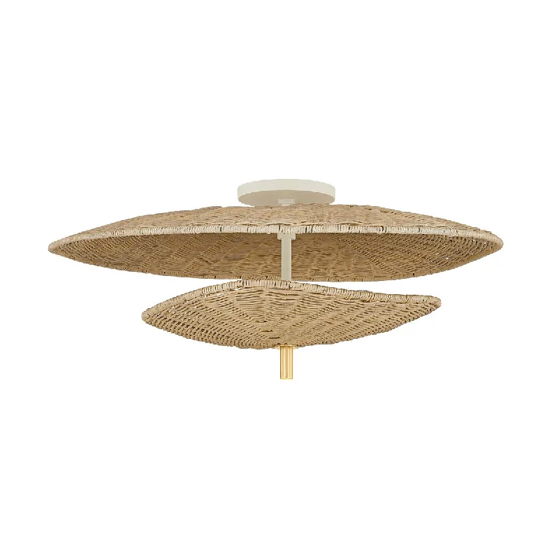 Durable Industrial Lighting for Harsh EnvironmentsMarigold Three Light Semi Flush Mount Durable Industrial Lighting for Harsh EnvironmentsMarigold Three Light Semi Flush Mount