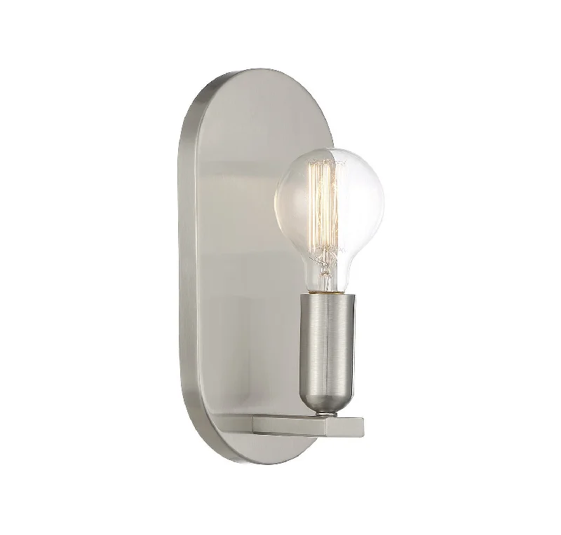 Industrial Lighting for Metal Fabrication ShopsOne Light Wall Sconce