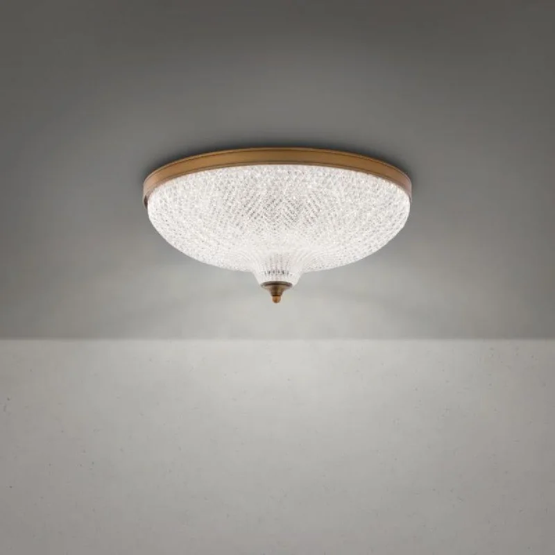 Dimmable Industrial Lighting for Ambiance ControlRoma 12 in. LED Flush Mount Light Selectable CCT Brass Finish Dimmable Industrial Lighting for Ambiance ControlRoma 12 in. LED Flush Mount Light Selectable CCT Brass Finish