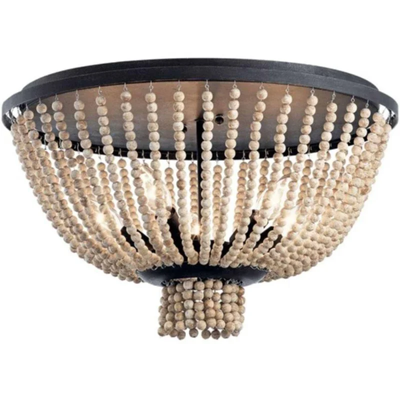 Industrial Lighting for Textile MillsBrisbane 18 in. 5 Lights Flush Mount Light White Finish Industrial Lighting for Textile MillsBrisbane 18 in. 5 Lights Flush Mount Light White Finish