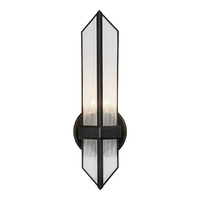 Contemporary track lighting in black finishCairo Wall Sconce