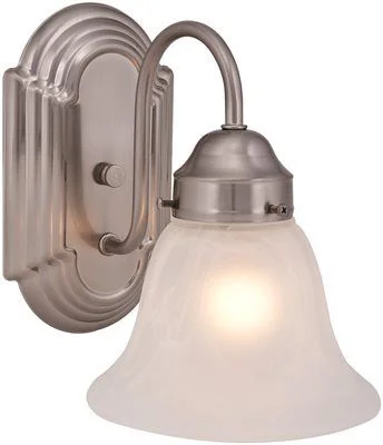 Track lighting with colored glass accentsMonument Vanity Fixture Brushed Nickel 6 X 8-1/2 Inch Uses (1) 100-Watt Incandescent Medium Base Lamp Track lighting with colored glass accentsMonument Vanity Fixture Brushed Nickel 6 X 8-1/2 Inch Uses (1) 100-Watt Incandescent Medium Base Lamp