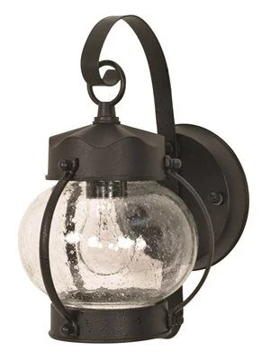 Track lighting with a long - lasting lifespanSatco Outdoor Wall Lantern Black With Clear Seed Glass 6 X 10-5/8 Inch Uses (1) 60-Watt Incandescent Medium Base Lamp Track lighting with a long - lasting lifespanSatco Outdoor Wall Lantern Black With Clear Seed Glass 6 X 10-5/8 Inch Uses (1) 60-Watt Incandescent Medium Base Lamp
