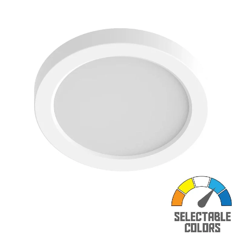 Dust - Resistant Industrial Lighting for Dirty WorkspacesSUMOFA 9 In. LED Surface Mount Light 120V Selectable CCT White Finish Dust - Resistant Industrial Lighting for Dirty WorkspacesSUMOFA 9 In. LED Surface Mount Light 120V Selectable CCT White Finish