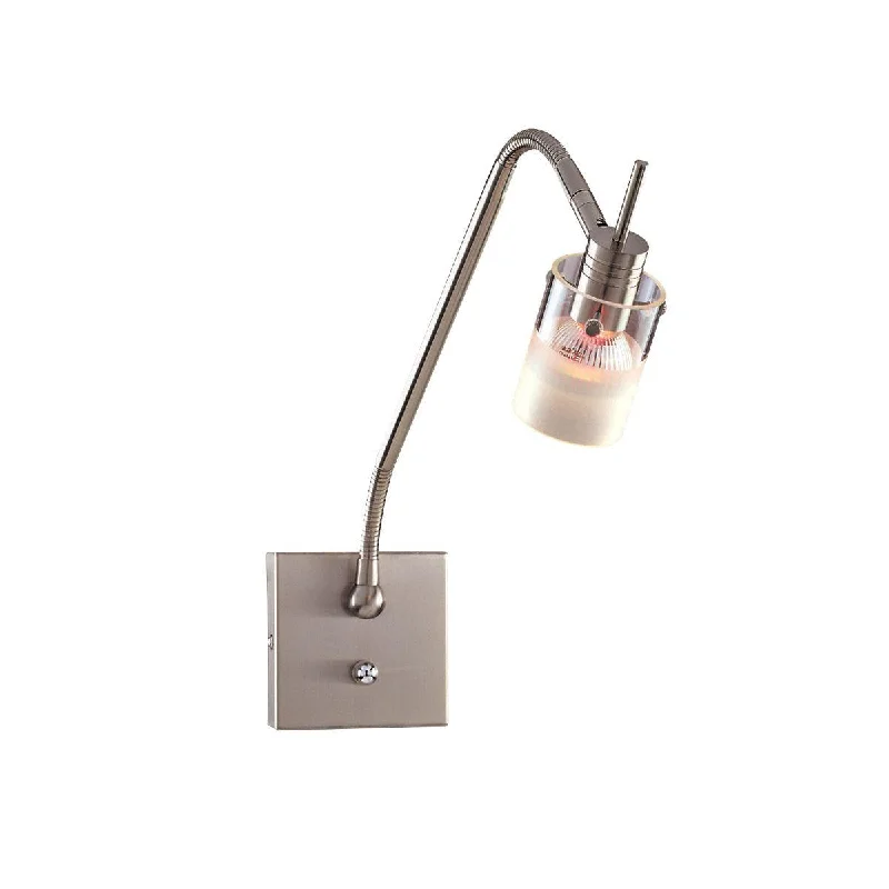 Industrial Lighting for Automotive Manufacturing PlantsPierce Contemporary LED Wall Lamp Silver finish Industrial Lighting for Automotive Manufacturing PlantsPierce Contemporary LED Wall Lamp Silver finish