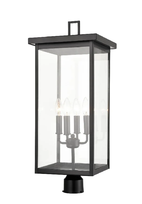 Industrial Lighting for Textile MillsBarkeley Four Light Outdoor Post Lantern