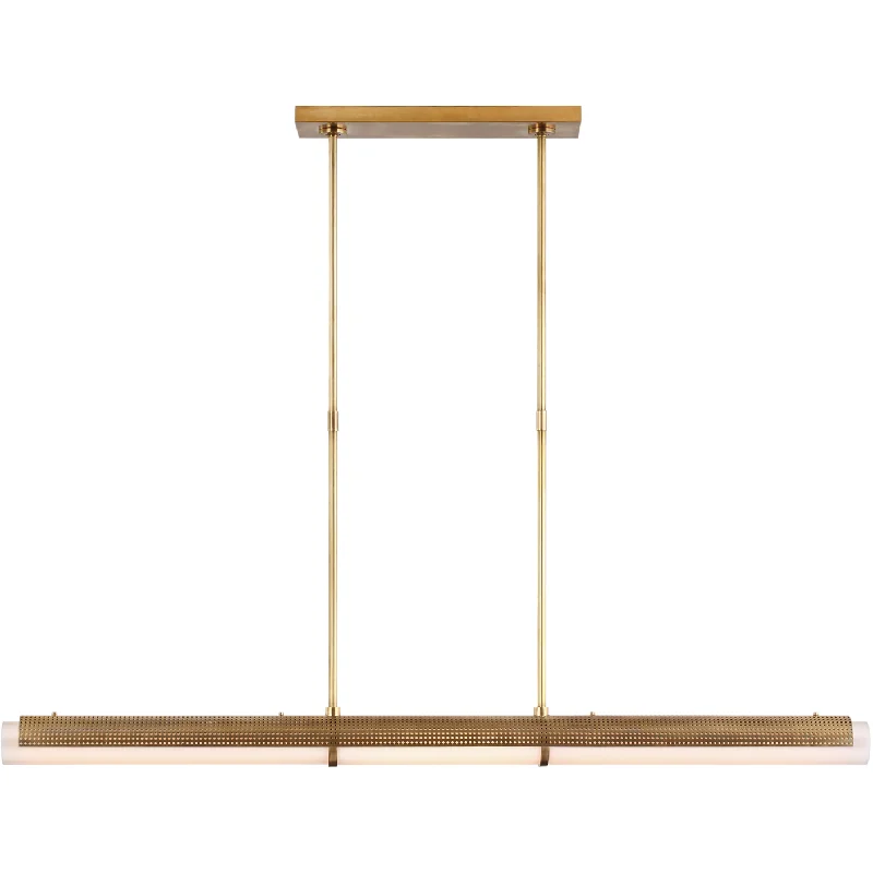 Outdoor - rated track lighting for patiosPrecision Large Linear Chandelier