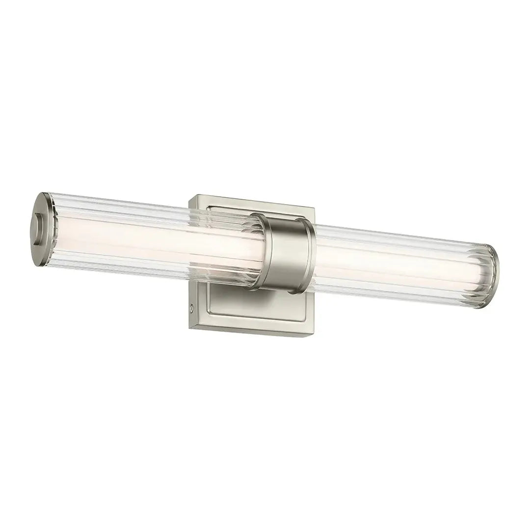 Track lighting with frosted glass shadesLaurene 18.5" Small LED Linear Bath Bar